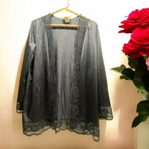 * Undercover wear large lingerie cardigan top Lace trim vintage